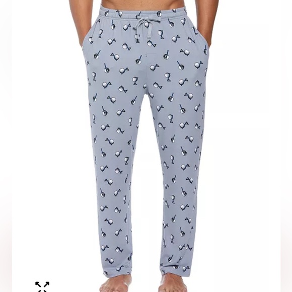 NWT PGA Tour Men’s Golf Pyjama Pants S Comfort Fit - Picture 1 of 9